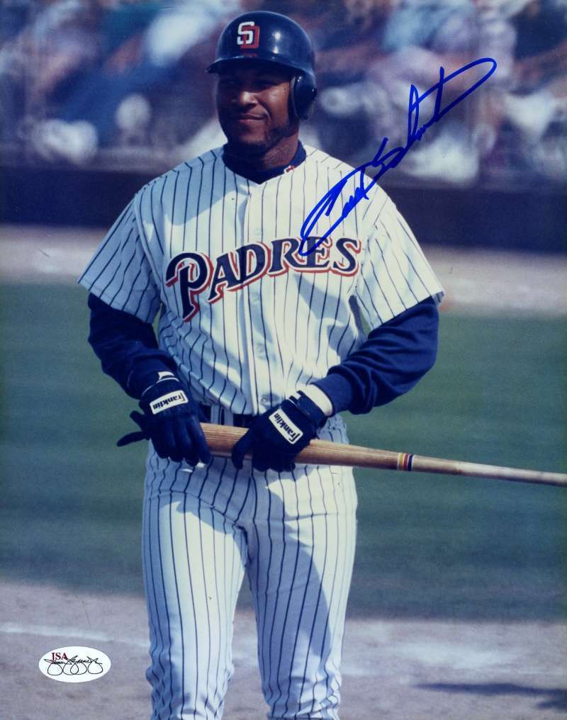 Gary Sheffield Original 1/1 Signed 8x10 Photo Poster painting Jsa Cert Sticker Authentic Autogra