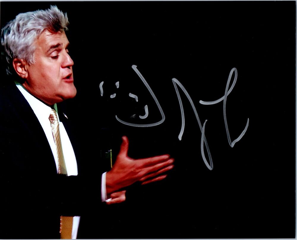 JAY LENO Signed Autographed 