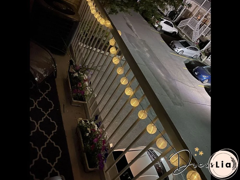 50/60 LED Patio Solar Garland Fairy Light Outdoor Lantern Ball Solar Led String Fairy Light Home, Party & Wedding Decorations