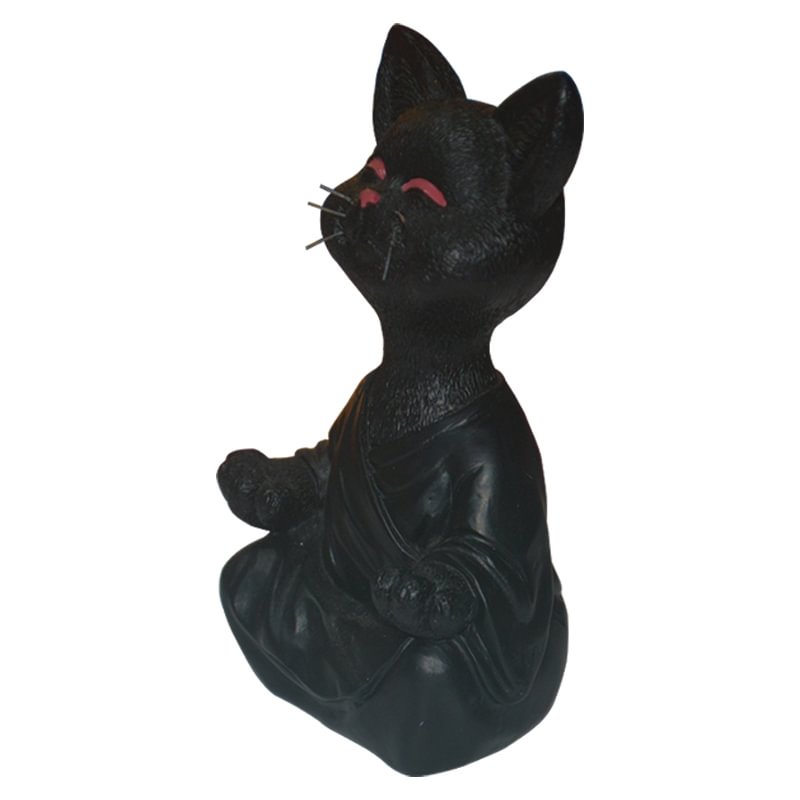 resin cat statue