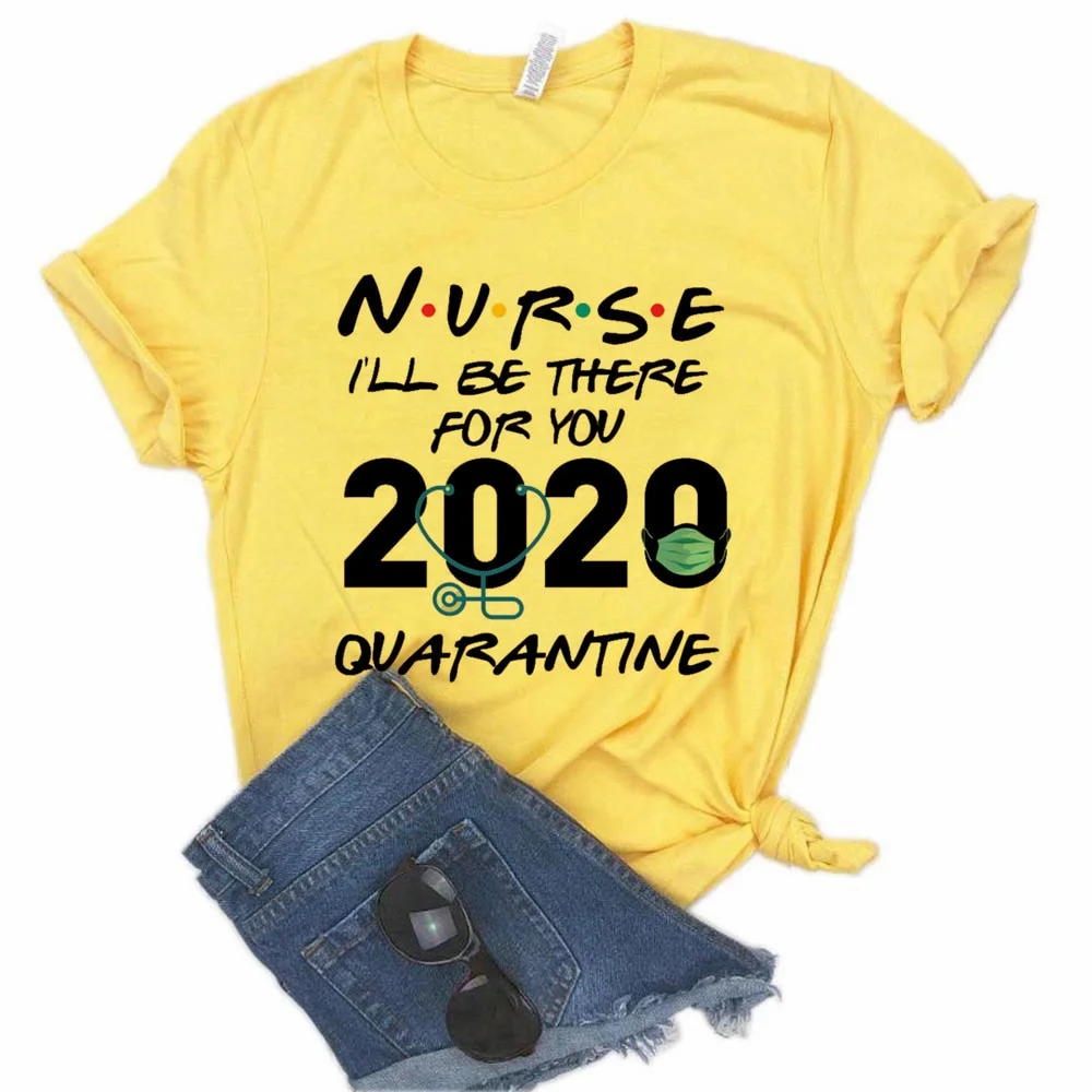 Women's Nurse is Hero Print T-shirts Girl Summer 90s Ullzang Harajuku Ture Nurse Queen Cropped Funny T Shirt ,Drop Ship