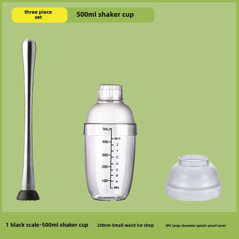 Schick Cup Hand Rocker Pot Shaker With Scale Milk Tea Shop Shake Cup Set Shake Milk Tea Tool Drink Tool