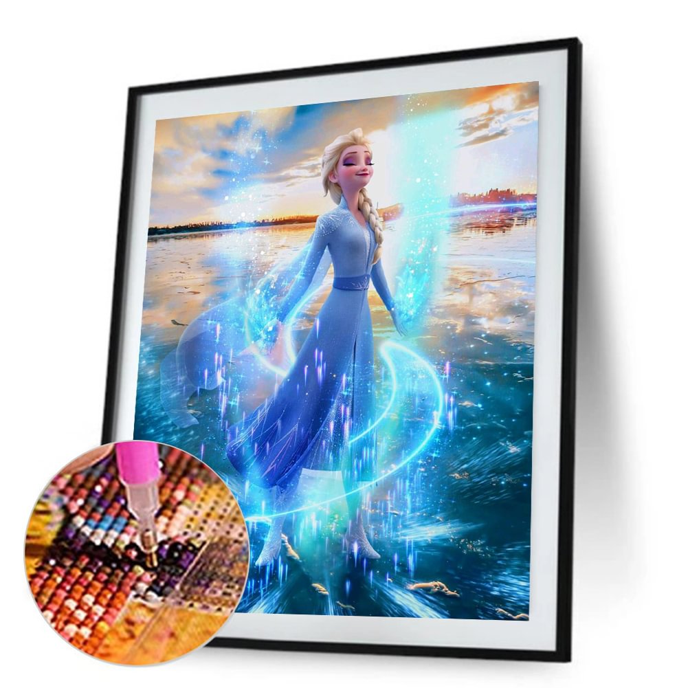Diamond Painting - Full Round - Frozen Princess