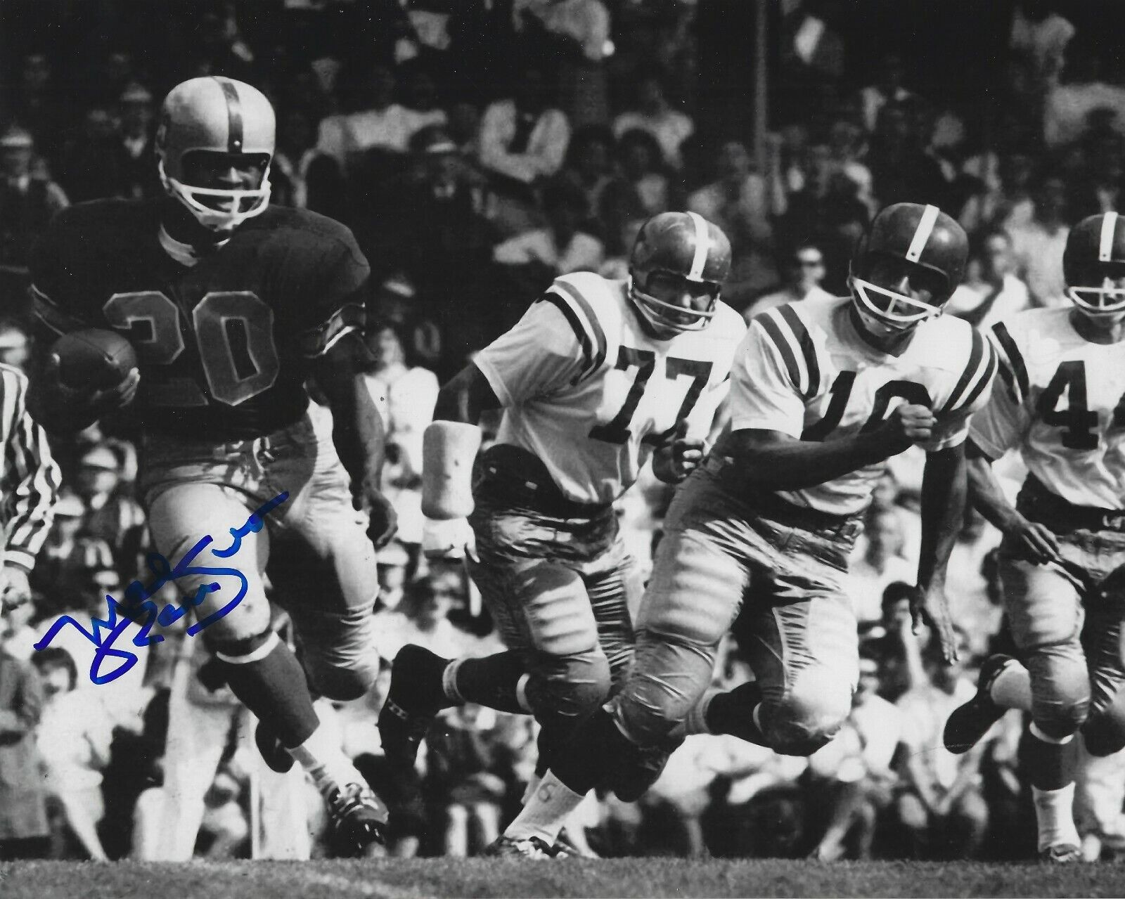 Autographed MEL RENFRO Oregon Ducks 8x10 Photo Poster painting w/ Show Ticket