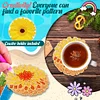 8pcs/set DIY Special Shape Diamond Painting Coasters Kits ( Large Flower)