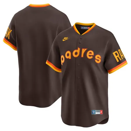 Men's San Diego Padres Nike Brown Cooperstown Collection Limited Jersey