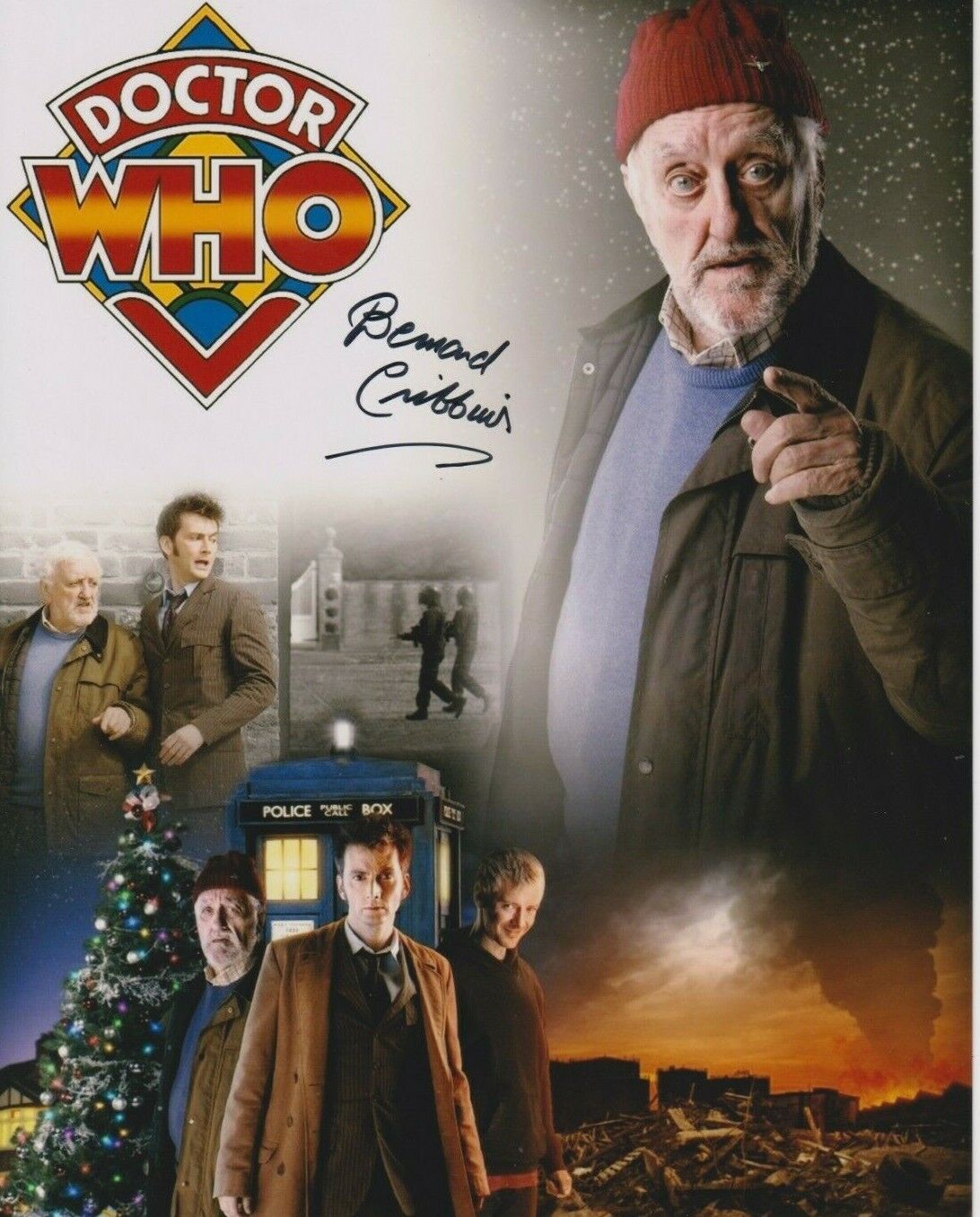 Bernard Cribbins 10 x 8