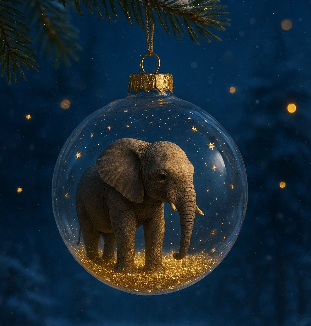 2026 Wildlife Wonders Collection Crystal Glass Ornament(3D)