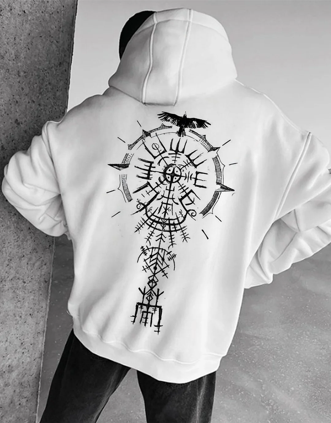 Viking Symbol Totem Art Pattern Sweatshirt