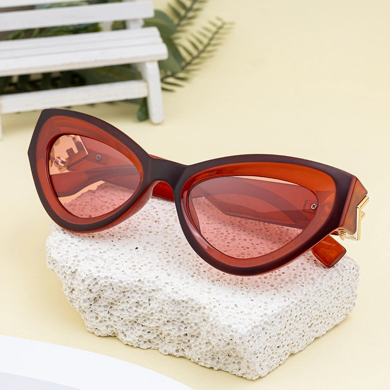 Streetwear Geometric Pc Cat Eye Full Frame Women’s Sunglasses