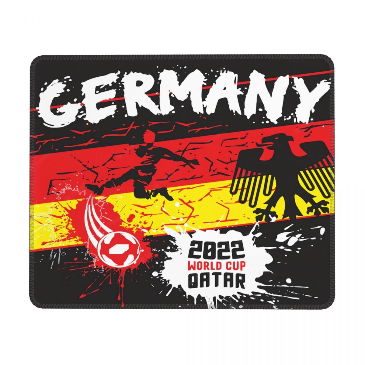 Germany 2022 Qatar World Cup Square Rubber Base MousePads