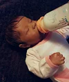 Biracial Reborn Boy Jerome 20" Lifelike Cute Handmade Reborn Doll Set,with Bottle and Pacifier - RBBI-Myrebornbabydoll&reg; Myrebornbabydoll&reg;