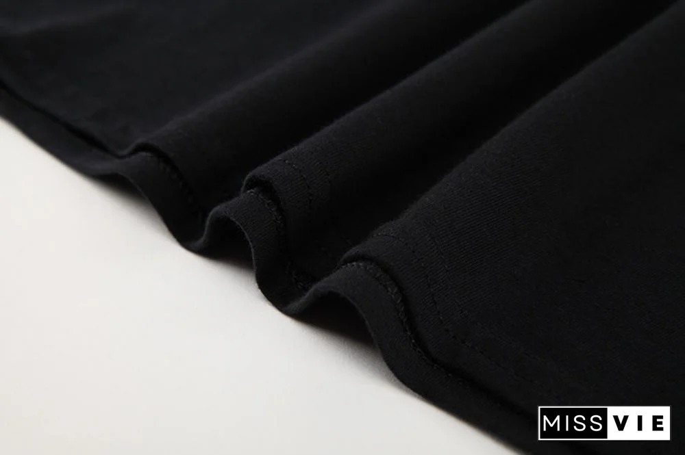 SPGBTees Women's This Girl Loves Her Packers T-shirt Black Color XS-Size