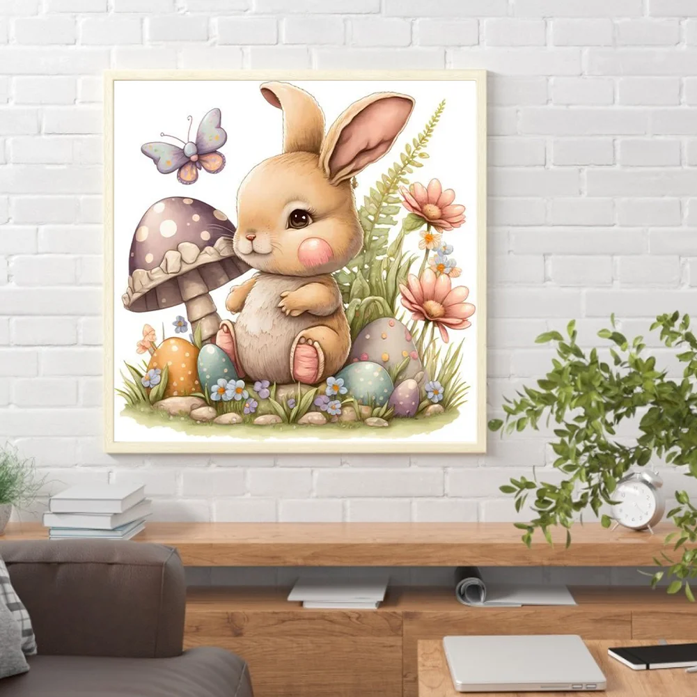 Full Round Diamond Painting 30*30cm - Bunny