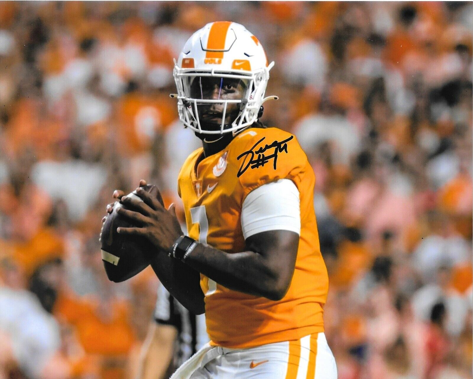 JOE MILTON III HAND SIGNED TENNESSEE VOLUNTEERS 8X10 Photo Poster painting W/COA