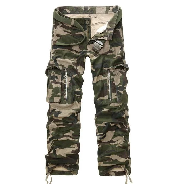 Men Cargo Pants Men Camouflage Tactical Casual Cotton Casual Trousers Men Pant Hombre