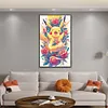 Rose Pikachu-11CT Stamped Cross Stitch 40*65cm/15.75*25.59in(Big Size)