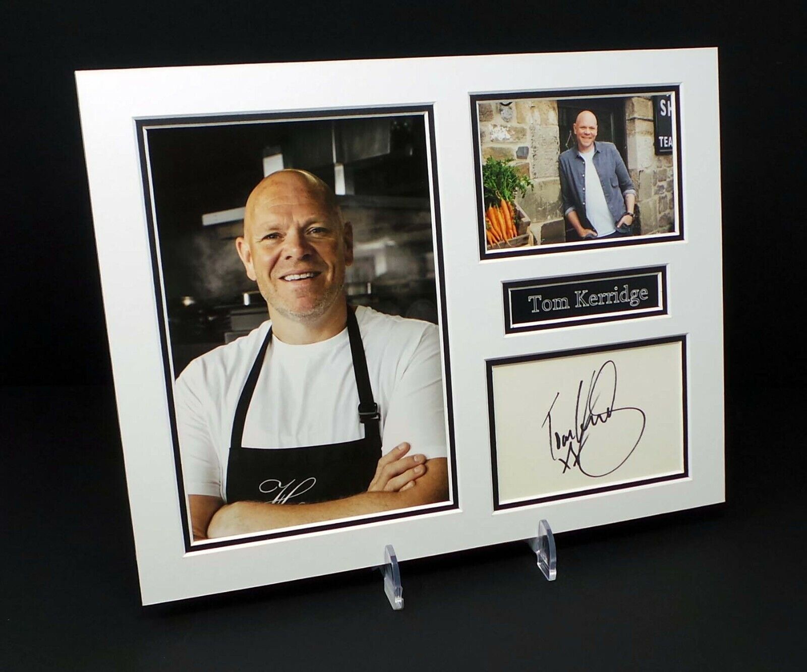 Tom KERRIDGE Signed & Mounted Celebrity TV Chef Photo Poster painting Display AFTAL RD COA