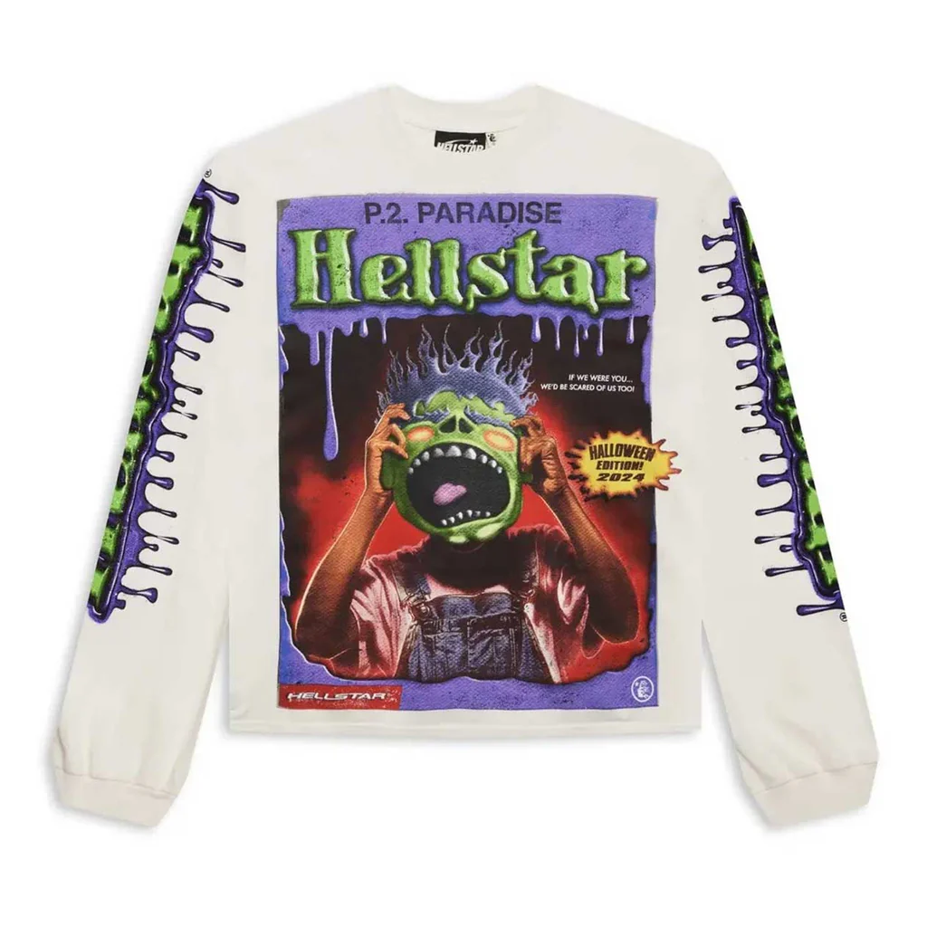 Hellstar Halloween Horror Book Long Sleeve T-Shirt