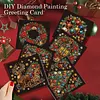 Christmas DIY Diamond Painting Greeting Cards with Envelopes