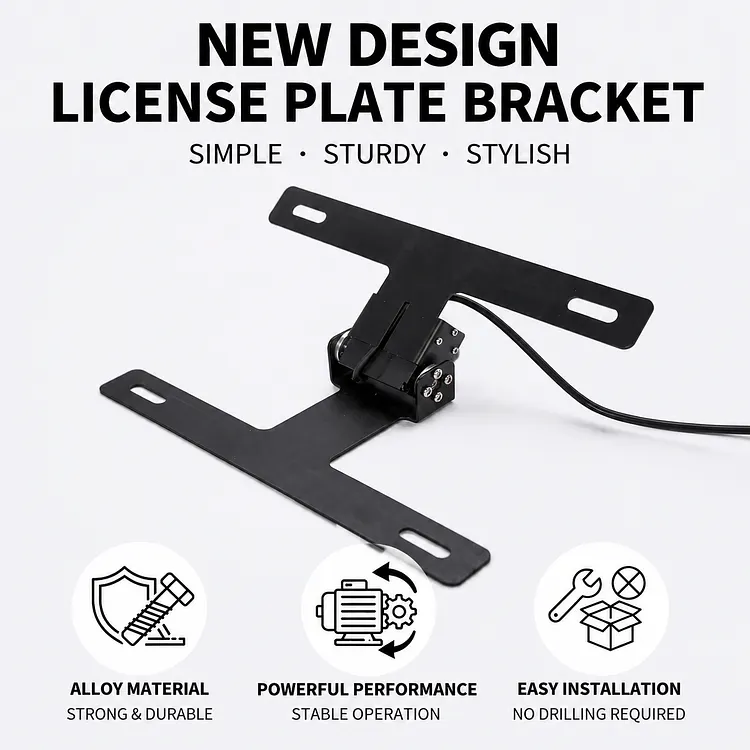 Motorcycle License Plate Bracket