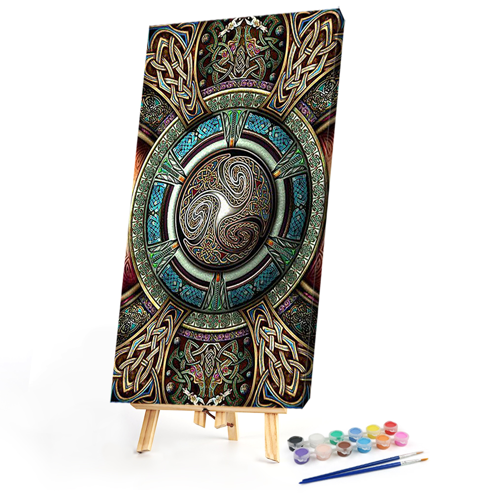 

40*80CM - Paint By Numbers - Celtic Totem (Big Size), 501 Original