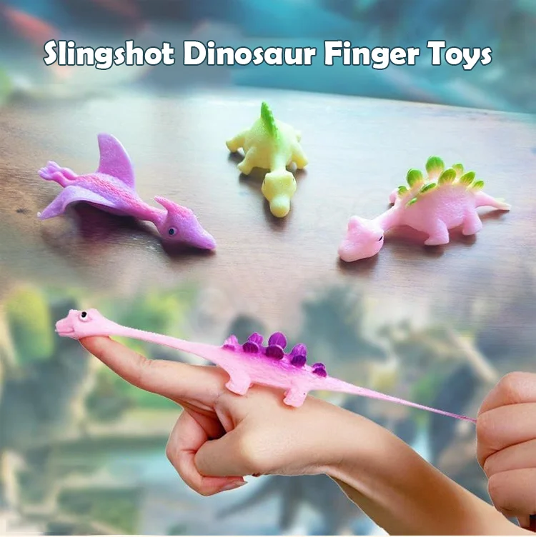 (🌲EARLY CHRISTMAS SALE - 50% OFF) 🎁Slingshot Dinosaur Finger Toys, 🔥BUY 6 GET 6 FREE