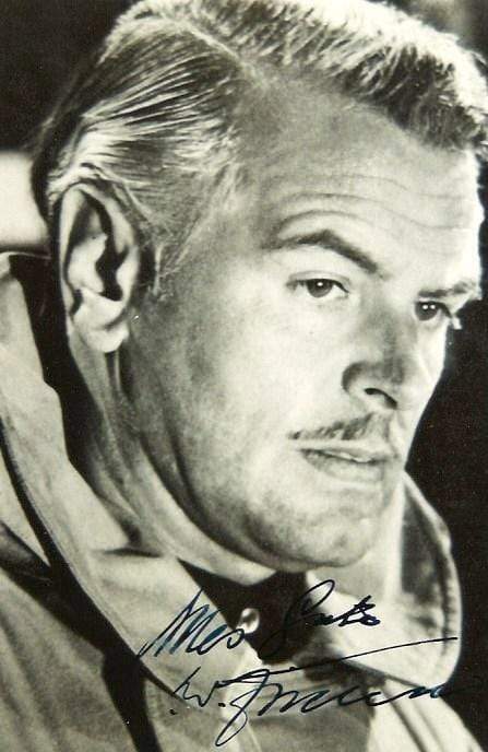 O. W. Fischer (+) AUSTRIAN ACTOR autograph, signed Photo Poster painting