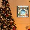 Diamond Painting-DIY Crystal Rhinestone Xmas Window(40x40cm)