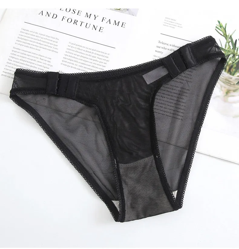 YiZYiF Women's Oil Shiny Glossy Low Rise Bikini Briefs – Breathable, Nylon/Spandex, Black
