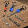 6pcs/Set 1/4 Inch Hex Shank Screwdriver Bits Holder Keychain Portable Hand Tool