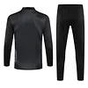 2024/2025 Real Madrid Royal Black Special Edition Half-Pull Training Suit Football Shirt 1:1 Thai Quality Set