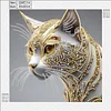 Diamond Painting-DIY Crystal Rhinestone Cat(Box Packaging)