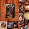 Tequila servie ici - Panneaux en &eacute;tain m&eacute;tallique(20*30cm/30*40cm)