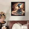 Dame &eacute;l&eacute;gante - peinture diamant de forme sp&eacute;ciale - 30 * 30cm