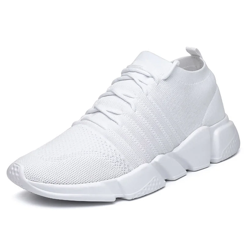 Men's sneakers Men sports shoes Air mesh LIght weight Running shoes Breathable Cozy Sturdt sole Sock shoes