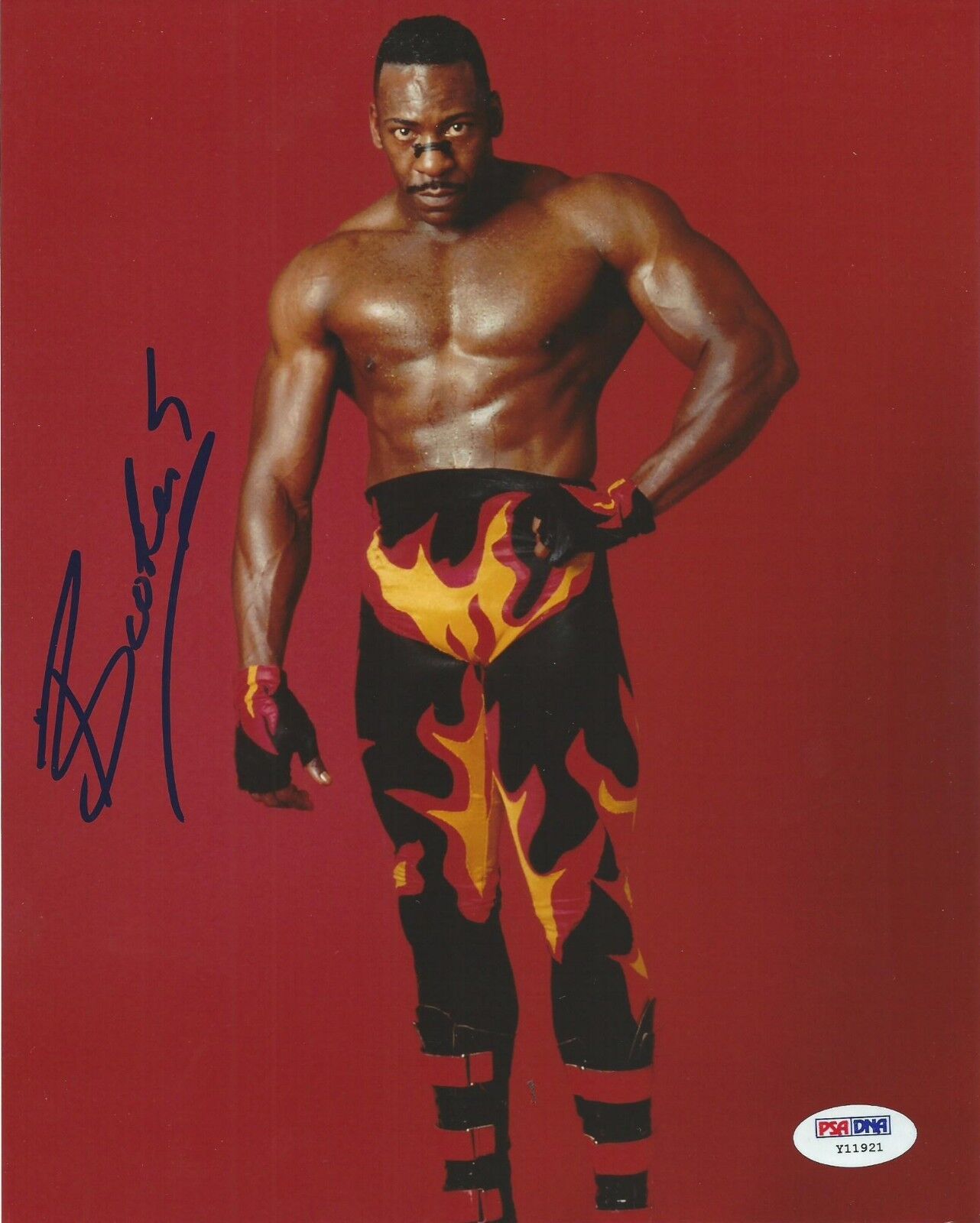 Booker T Signed WWE 8x10 Photo Poster painting PSA/DNA COA WCW Harlem Heat Picture Autograph TNA