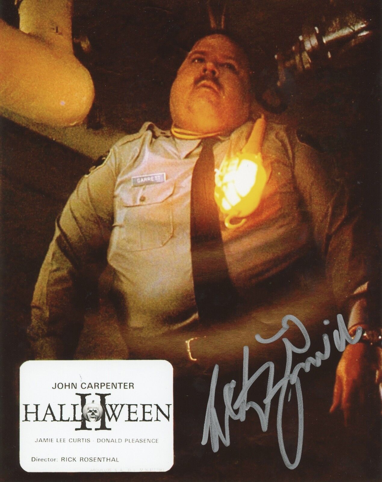 CLIFF EMMICH Authentic Hand-Signed HALLOWEEN 2 - Mr. Garrett