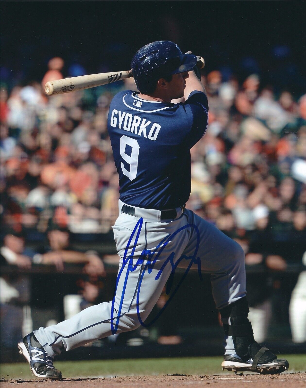 Autographed 8x10 Jedd Gyorko San Diego Padres Autographed Photo Poster painting - COA