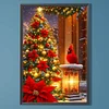 (40*60cm)Christmas Tree Cardinals - Full Round Drill Diamond Painting