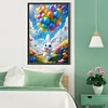 Diamond Painting-DIY Full Round Drill Balloon Rabbit(60*40 CM)