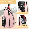 Oxford Cloth Sling Bag Waterproof Simple Shoulder Bags Large Capacity Versatile Crossbody Bag for Sports And Outdoor Family Outings