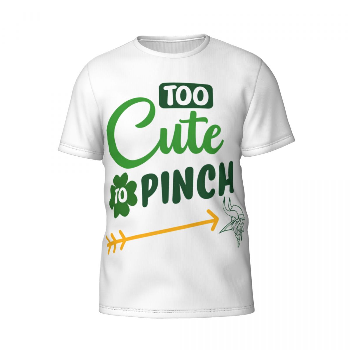 Minnesota Vikings Too Cute To Pinch Men's Short Sleeve Shirt
