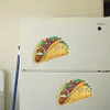 DIY Special Shape Diamond Art Fridge Magnets Sticker Kit (Taco)