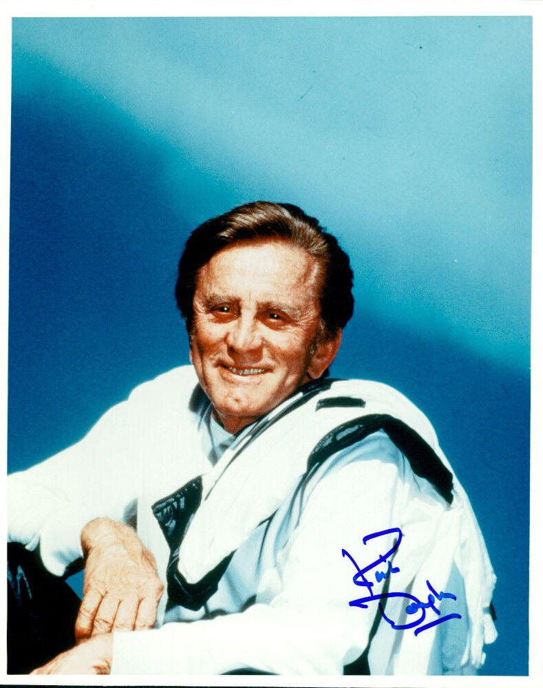 Kirk Douglas signed authentic 8x10 Photo Poster painting COA