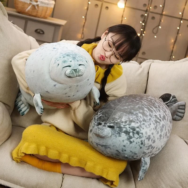 Seal Pillow Cute Gril Plush Toy SP15572