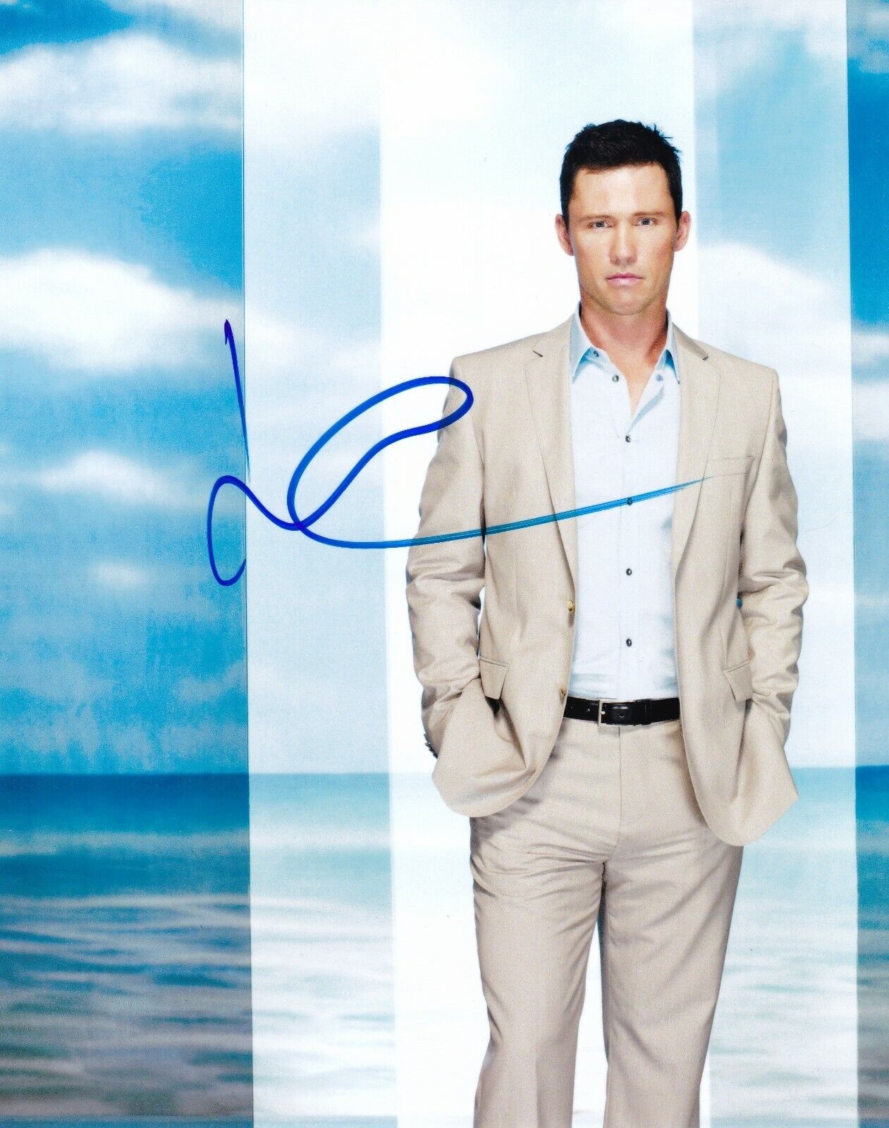 Jeffrey Donovan REAL hand SIGNED Photo Poster painting #1 COA Autographed Actor Burn Notice