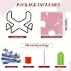 4pcs DIY Diamond Painting Coaster Kit With Holder - Colorful