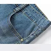 Men's Loose Mulberry Silk Soft High-end Business Stretch Straight Jeans