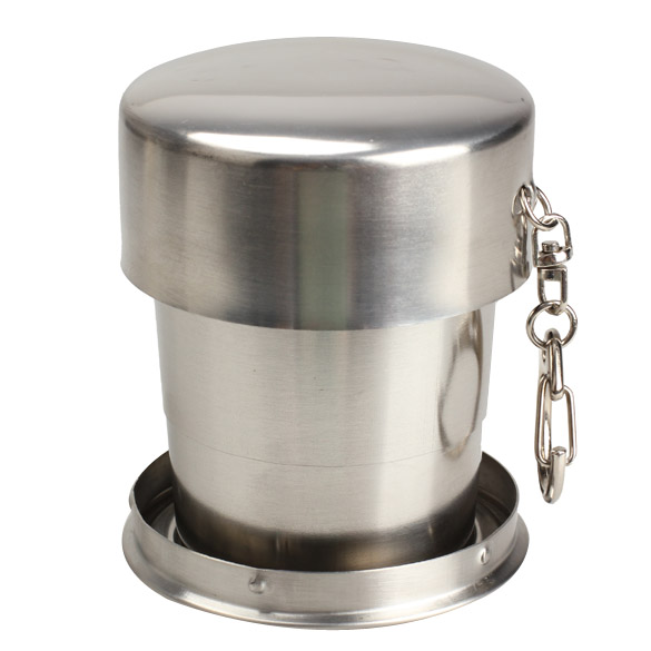 

Stainless Steel Stretchable Cup Drinking Magic Mugs Goblet Traveling New, Middle, 501 Original